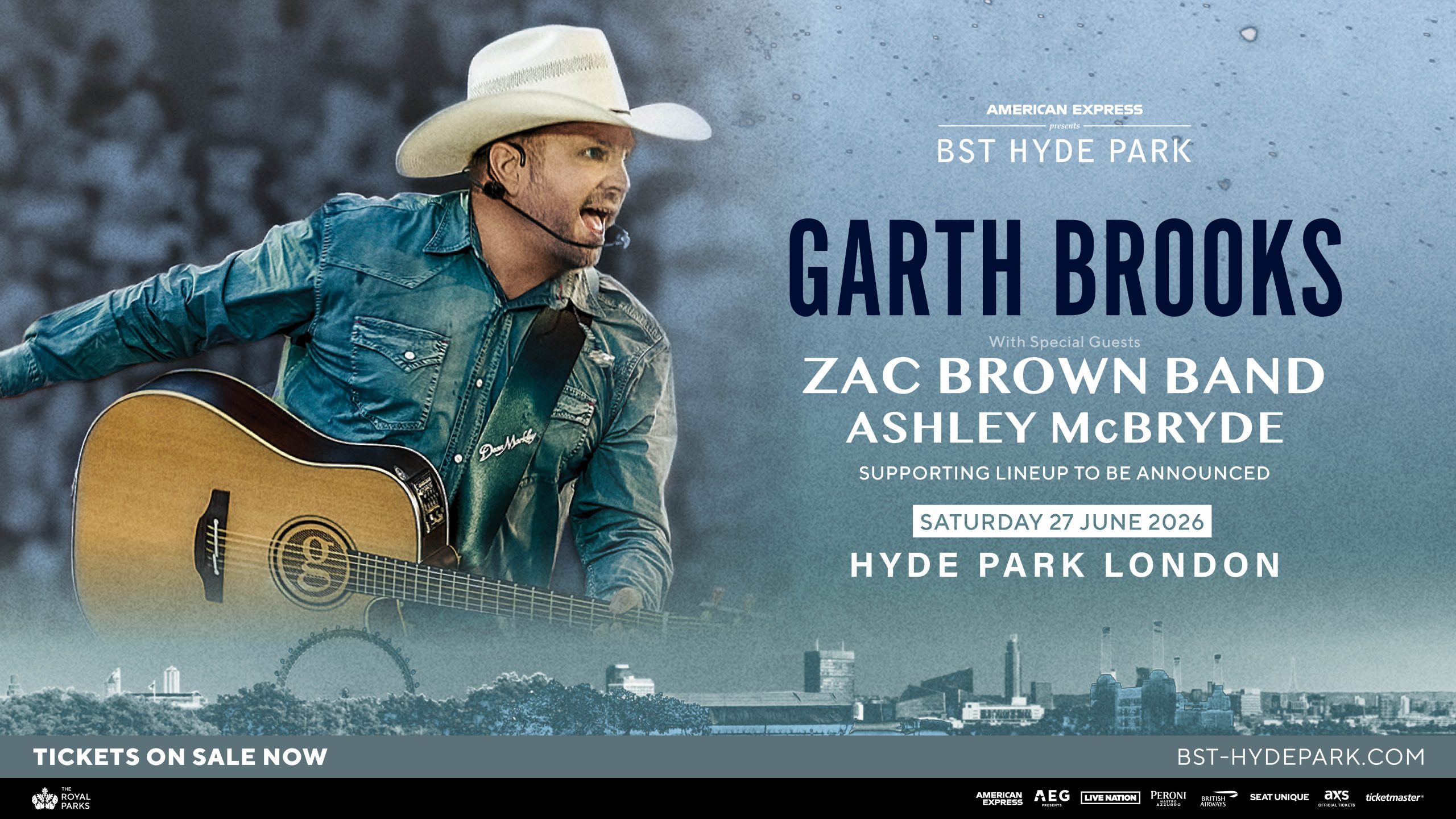 Garth Brooks Set for First UK Show in Nearly 30 Years as He Headlines